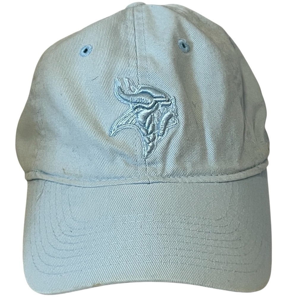 Minnesota Vikings Light Blue Embroidery Adjustable Cotton Football Cap by Reebok